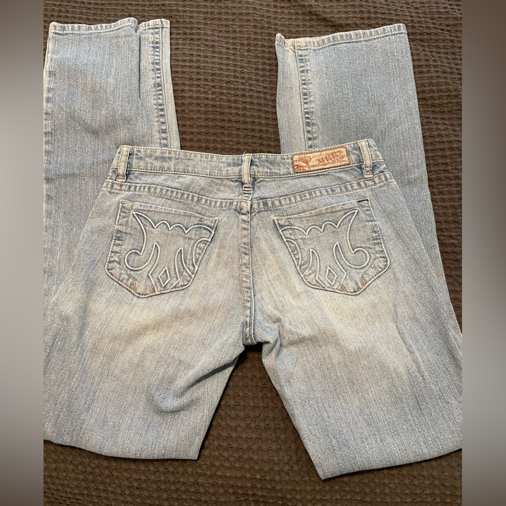 Mek denim blue jeans- Brant slim boot W28 L34